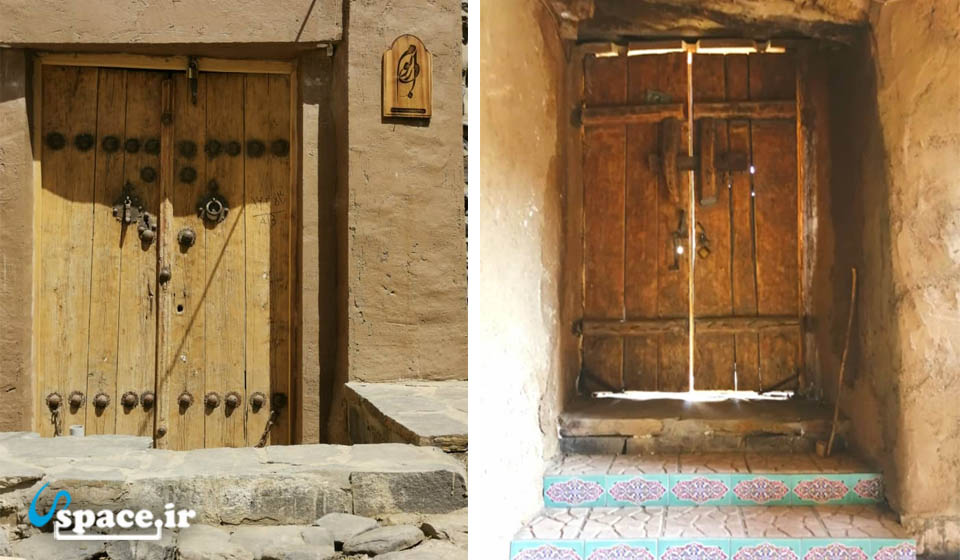 درب ورودی اقامتگاه بوم گردی داربوم - همدان - روستای ارزان فود